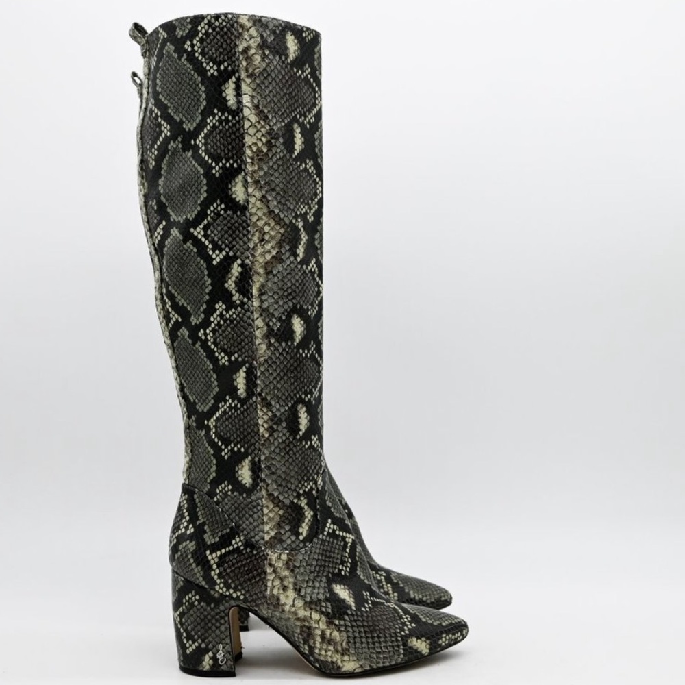 Sam Edelman Hai Knee High Boot Python Pointed - image 2